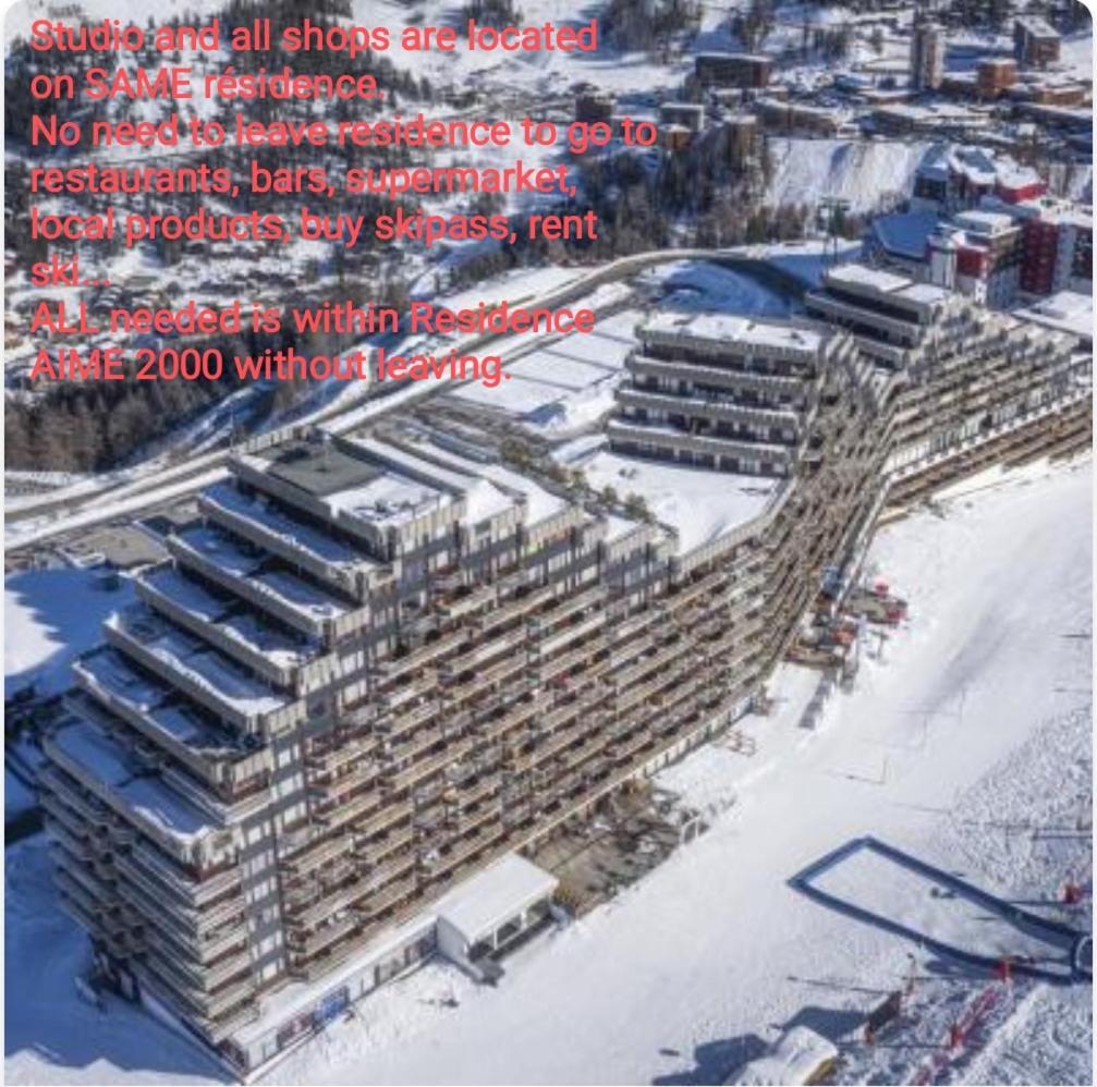 Studio Cosy 2100M Pied Des Pistes-Direct To Ski Slopes-Ski In Ski Out-La Plagne Aime 2000 Экстерьер фото